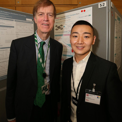 Songwei Liu with Stephen Timms MP (c) John Deehan Photography and the Parliamentary and Scientific Committee
