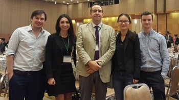 Members of the Soft Matter Group at the IRC 2016. Richard and Francesca are left and 2nd left. 
