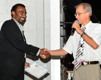 Dr Angelo Karunaratne was awarded Best Doctoral Thesis in Biomechanics at ESB2013 