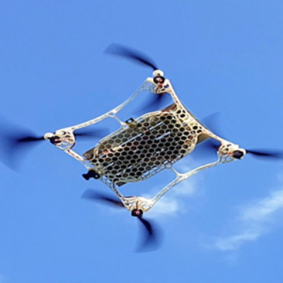 Micro Solarcopter in flight
