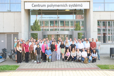 All the various students and staff from the 12 European research groups who participate in the Rubber PhD Symposium.
