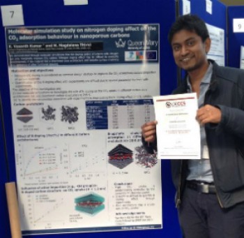 SEMS researcher wins 'Early Career Researcher Poster Prize'